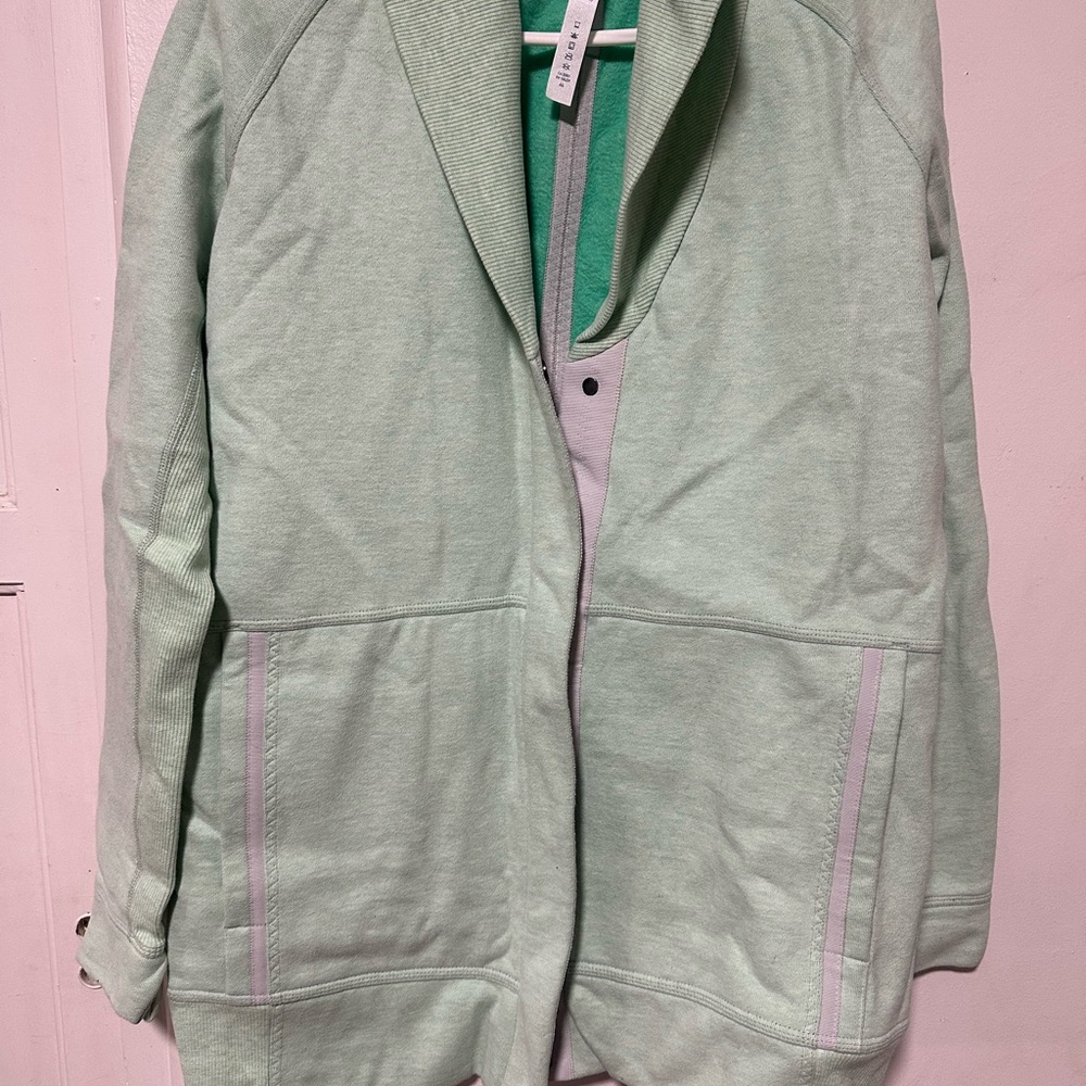 Lululemon Mint Green Women's long sweater size 6